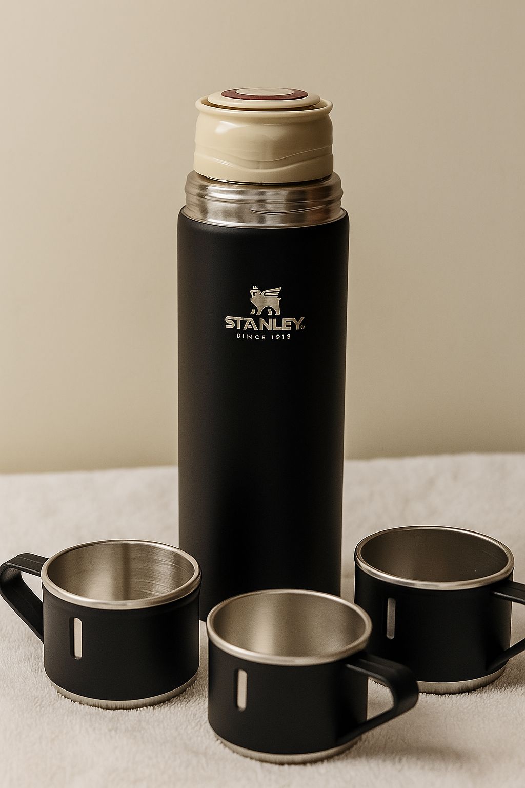 Stanley Heritage Set Térmico Premium – Garrafa + Copos