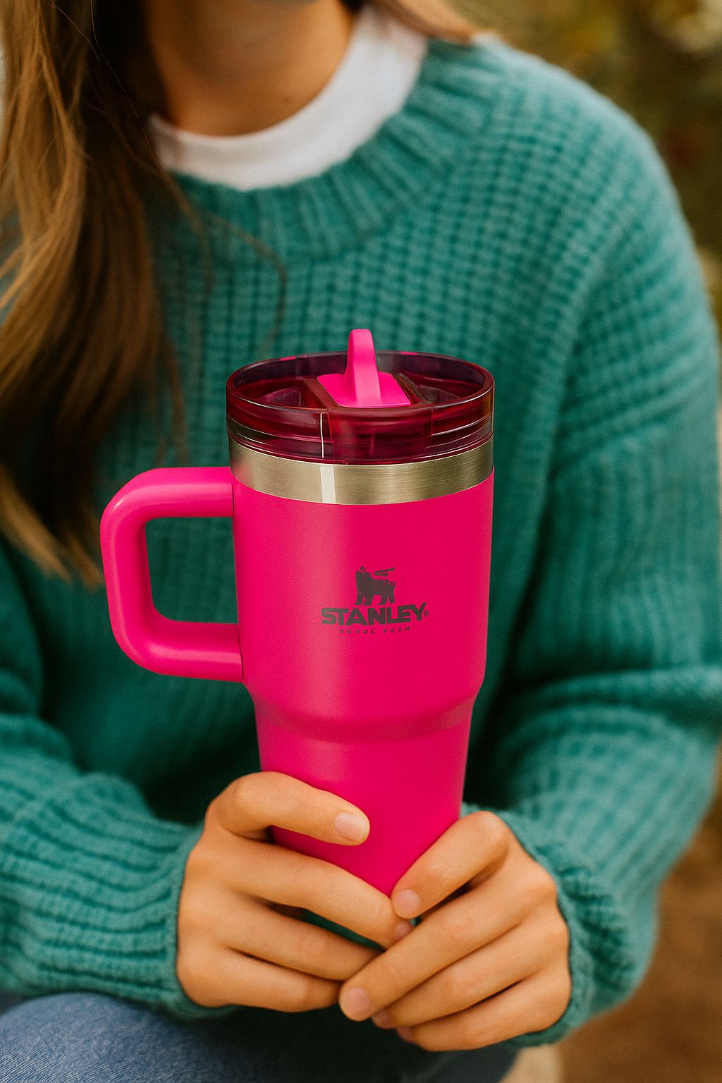 Copo térmico Stanley com alça 510 ML